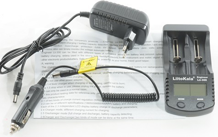 Универсальное зарядное устройство LiitoKala Lii-300