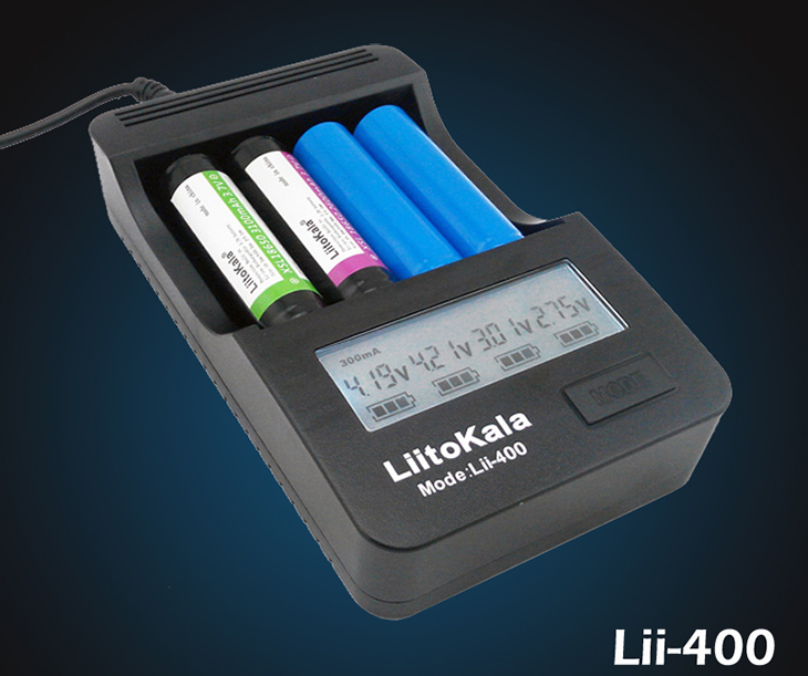 Универсальное зарядное устройство LiitoKala Lii-400 