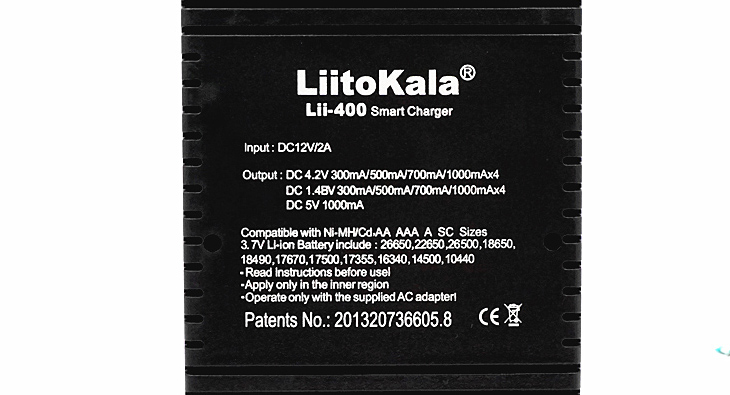 Универсальное зарядное устройство LiitoKala Lii-400 