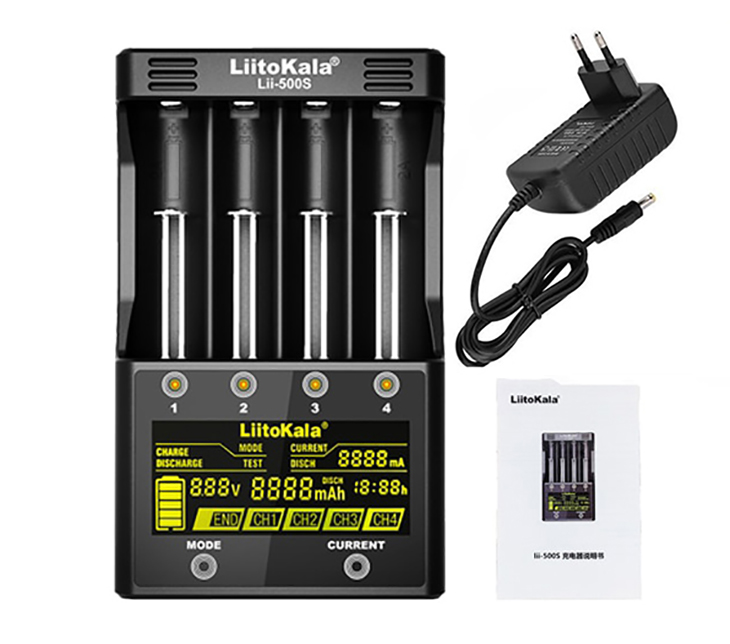 Универсальное зарядное устройство LiitoKala Lii-500S 