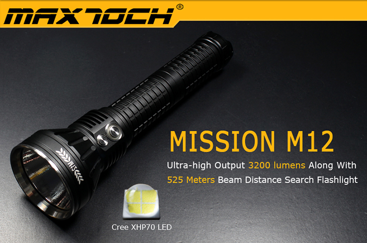  Maxtoch M12, CREE XHP70, 3200 , 2x26650