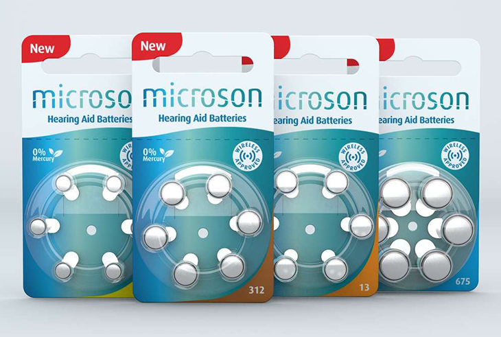 Батарейки Microson для слуховых аппаратов