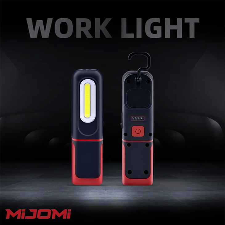 Фонарь светодиодный Mijomi W20, COB+LED, 350+80 лм (5W), Li-ion 1500мАч, USB MicroUSB
