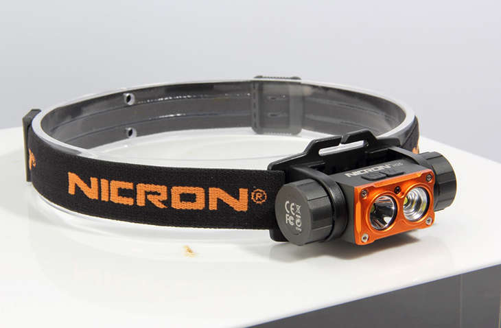 Фонарь налобный Nicron H25, 1500 лм (10W), 18650, USB Type-C