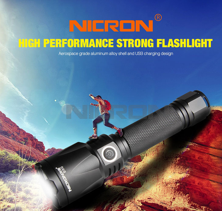 Фонарь светодиодный аккумуляторный Nicron B60