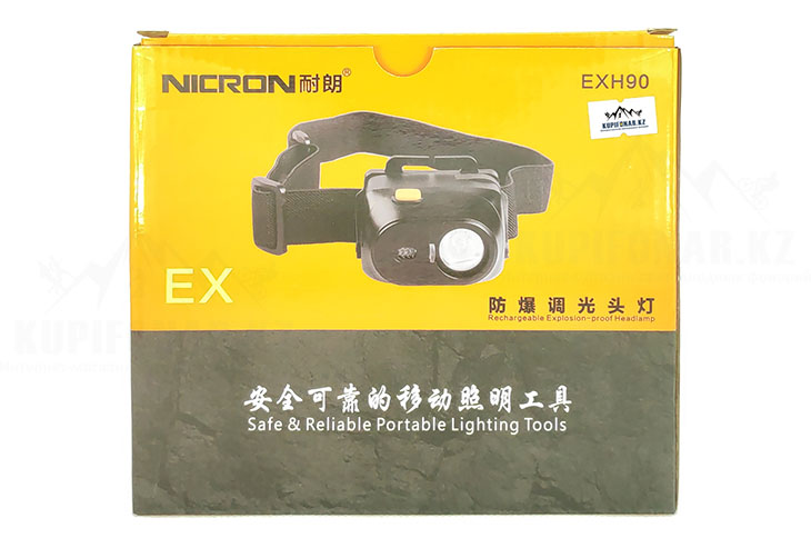 Взрывозащищенный аккумуляторный налобный фонарь Nicron EXH90