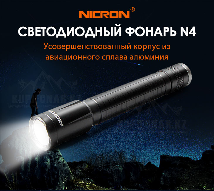 Фонарик светодиодный Nicron N4 250 лм