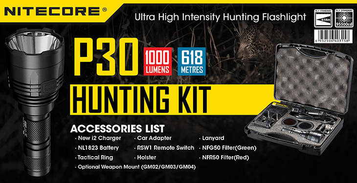  Nitecore P30 HUNTING KIT