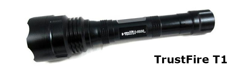 TrustFire T1, CREE XM-L T6, 500 