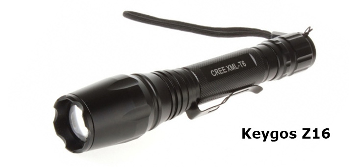 Keygos Z16  , CREE XM-L T6, 500 