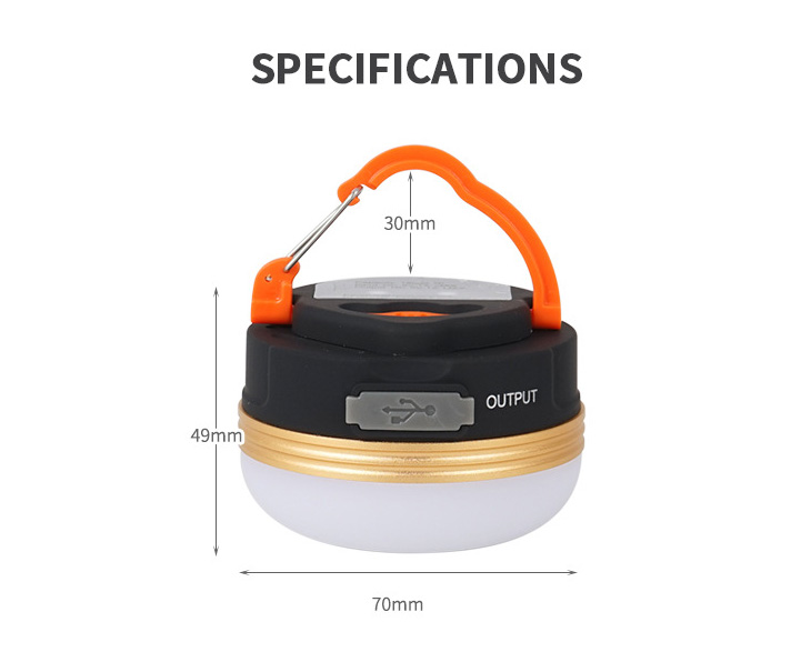   CLS TENT LAMP A, 180  (1  + 5xSMD LED), 1800  + PowerBank, USB, 