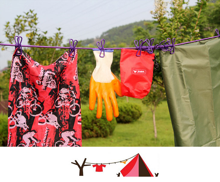    Selpa CAMPING STRETCH CLOTHESLINE, 1,8-3,6 , 12 , 