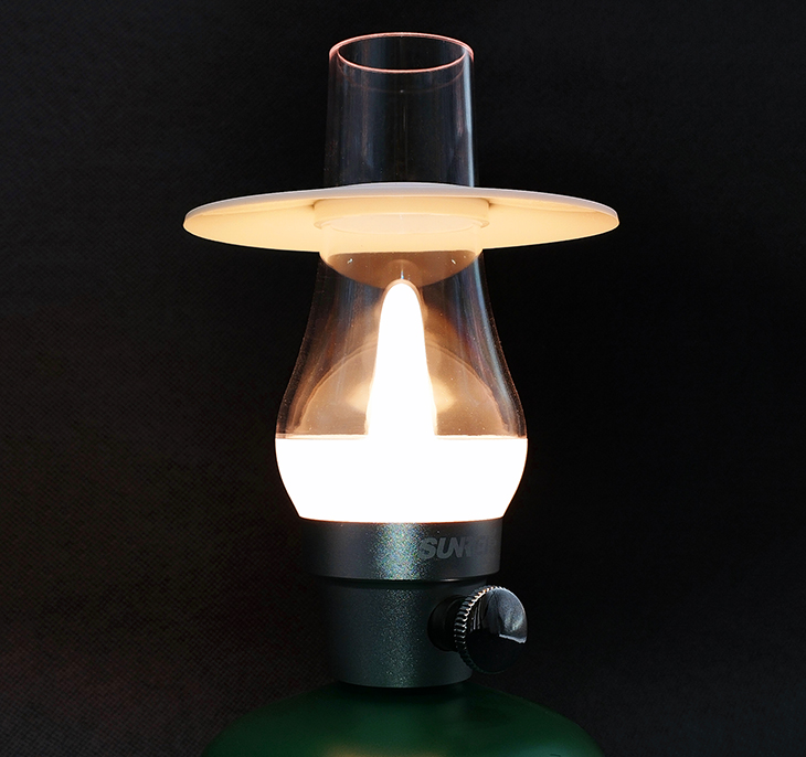 Кемпинговый фонарь Sunree Green Light 2021, 180 лм, 5200 мАч, диммер, USB, зеленый