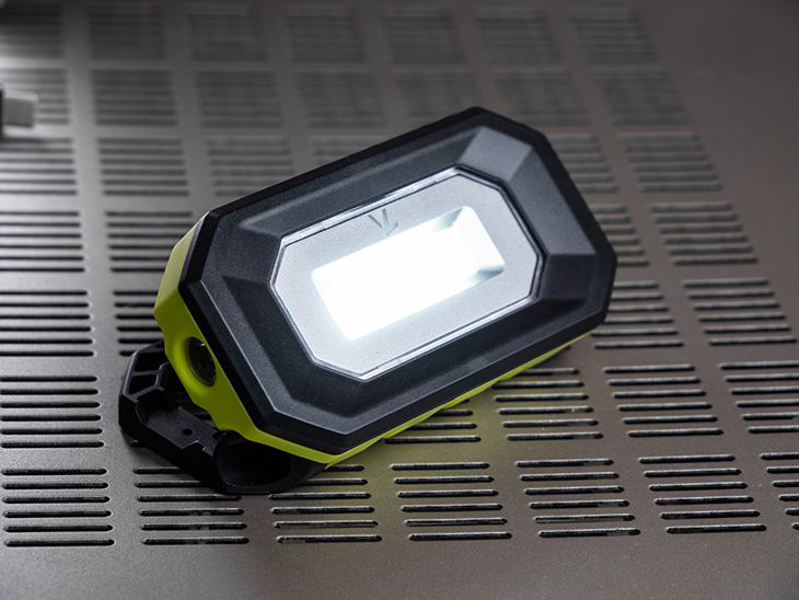 Прожектор светодиодный аккумуляторный Vezerlezer WL10, СОВ LED, 500+150 лм, 2000 мАч, USB Туре-С