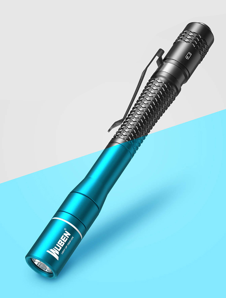   Wuben E19, NICHIA High CRI LED, 200 , 2xAAA