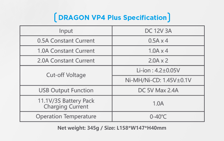    XTAR DRAGON VP4 Plus