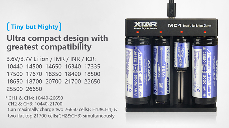    XTAR MC4 USB