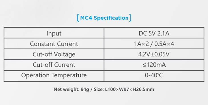    XTAR MC4 USB