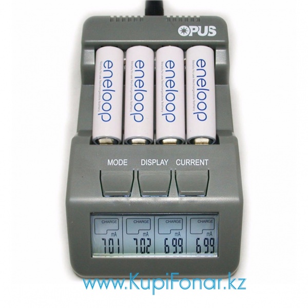 Универсальное зарядное устройство Opus BT-C700 на 4 аккумулятора Ni-MH/Ni-Cd, анализатор