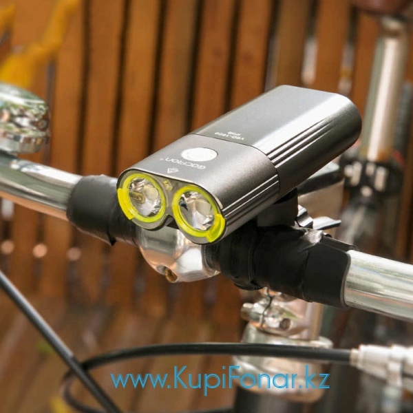 Фонарь велосипедный Gaciron V9DP-1600, 1600 лм, 2x CREE XM-L2, 5000 мАч, USB, Powerbank
