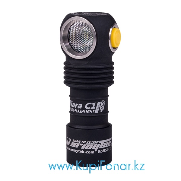  Armytek Tiara C1 Pro Magnet USB+18350, XP-L, 980 , 1xCR123A/18350,  