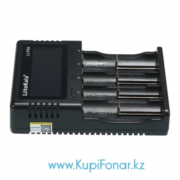 Универсальное зарядное устройство LiitoKala Lii-PD4 на 4 аккумулятора Li-ion/LiFePO4/Ni-MH, LCD