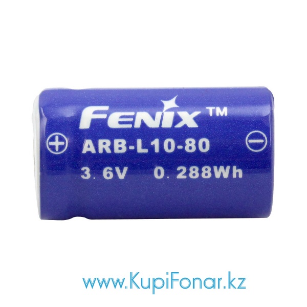Аккумулятор Li-ion 10180 Fenix ARB-L10-80, 80 мАч, 3,7В