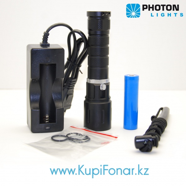 Подводный фонарь Photon DV03, CREE XM-L2 T6, 1x18650, 700 лм, полный комплект