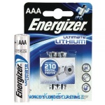 Батарейки литиевые AAA Energizer LITIUM, 2 штуки в блистере