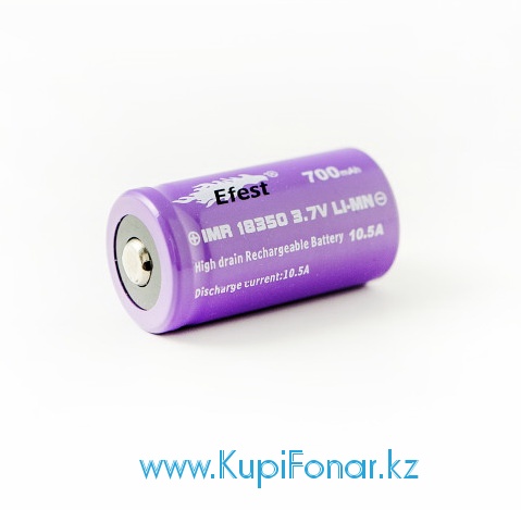  Efest 18350 IMR 700 mah, 10.5A, 3,7V, Li-Mn