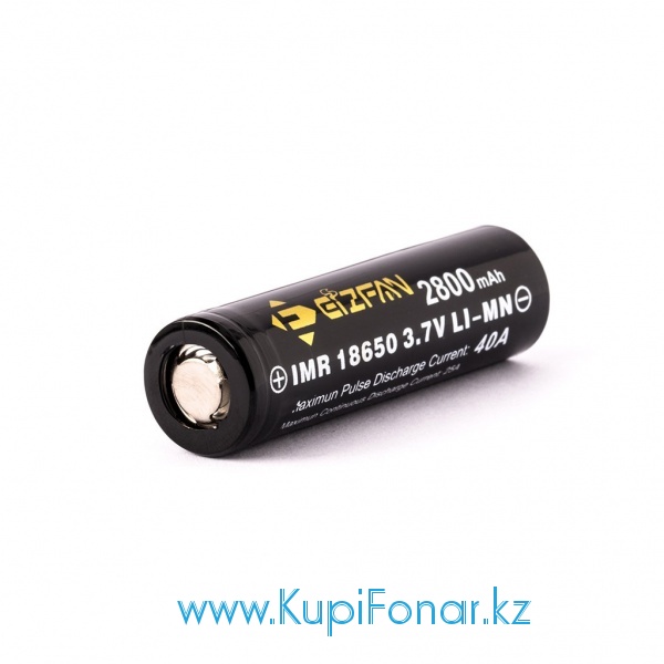  Efan 18650 IMR 2800 mah 40A Black (18650B40F), 3,7V, Li-Mn.   .