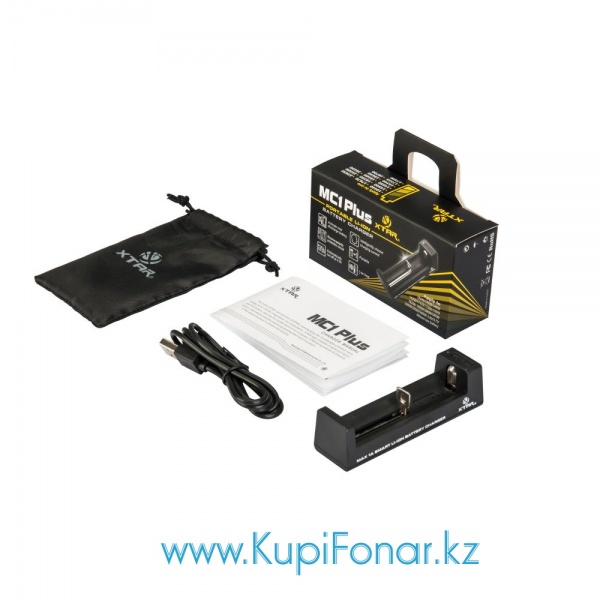 Универсальное зарядное устройство  XTAR MC1 Plus USB на 1 аккумулятор с питанием от порта USB