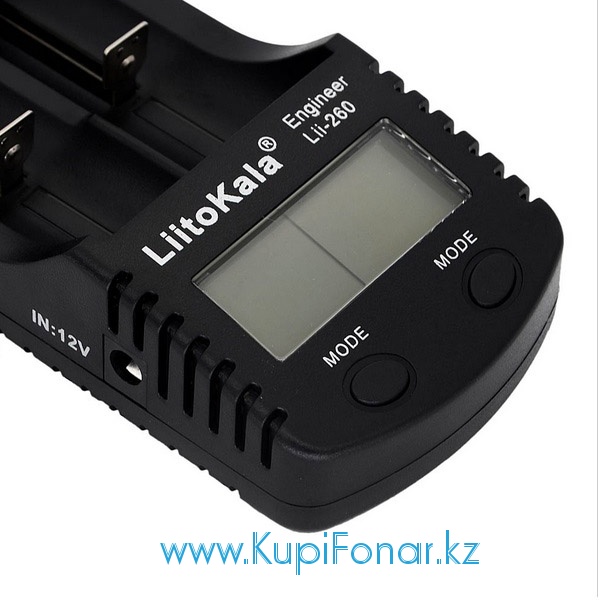 Зарядное устройство LiitoKala Engineer Lii-260 на 2 аккумулятора Li-ion, LCD