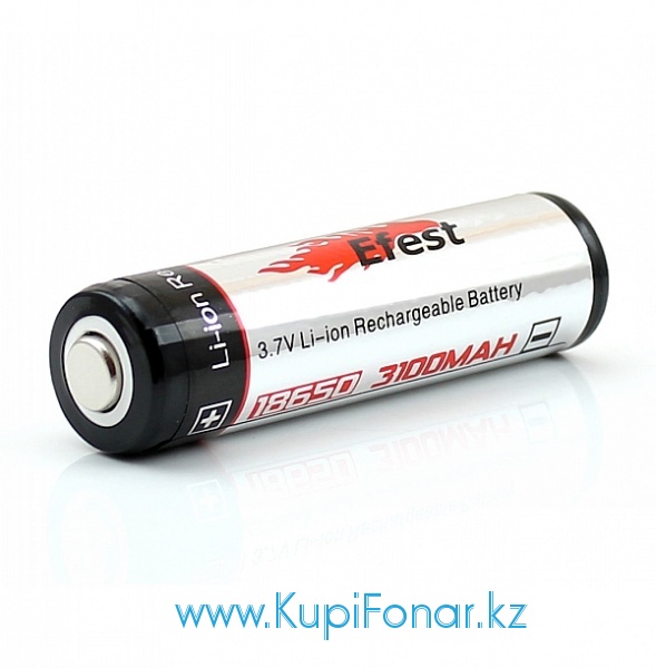  Efest 3100 mah, 3,7V, Li-ion (   PCB 2,5/4,2 )