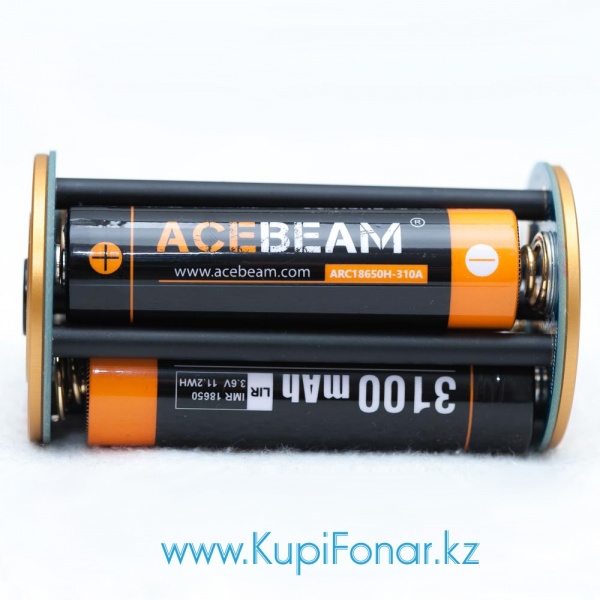 Кассета AceBeam K4 на 4 аккумулятора 18650, для фонарей K60/K65/K70/K75/X45/X65 Mini