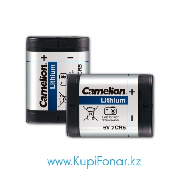 Элемент питания литиевый Camelion 2CR5 6В, 1шт в блистере (2CR5-BP1)