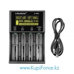 Универсальное зарядное устройство LiitoKala Lii-M4S на 4 аккумулятора Li-ion/Ni-MH, USB Type-C, LCD, функция POWERBANK