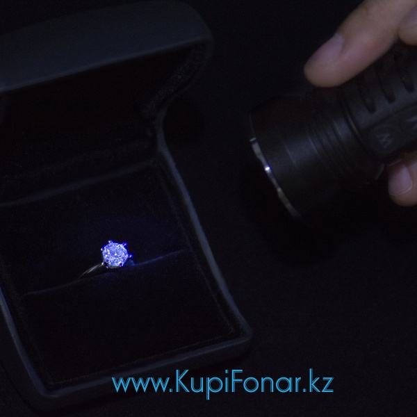 Фонарь светодиодный Wuben P26, CREE XP-G3 + 365nm/2W UV LED, 500 лм, 3xAAA/18650