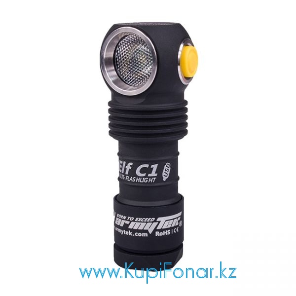  Armytek Elf C1 Micro-USB+18350, XP-L, 1050 , 1xCR123A/18350,  