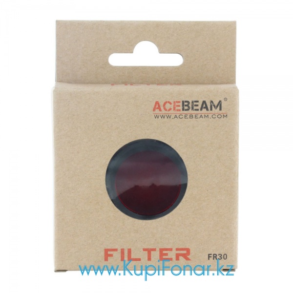 Красный cветофильтр AceBeam FR30 для фонарей EC50/EC60/L16