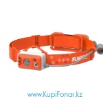 Фонарь налобный Sunree Youpal-S 380 лм, XP-G3 S2+RED, 1x18650, USB, оранжевый