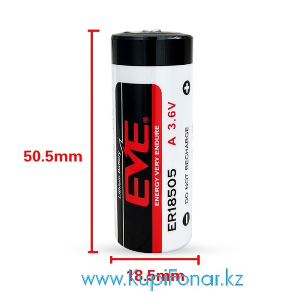 Элемент питания EVE ER18505 (A), 4000 мАч, 3.6 В