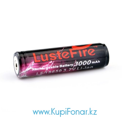Аккумулятор LusteFire 3000 mah, 3,7V, Li-ion (с встроенной платой PCB 2,75/4,2 В)