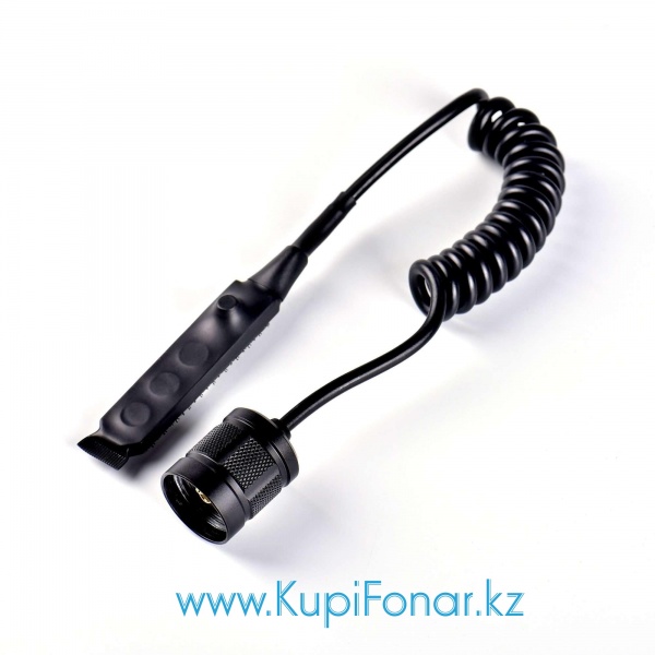 Выносная кнопка Wuben AP10, витой кабель 260-550 мм, для фонарей H8, L50, L60, LT35 Pro, E10