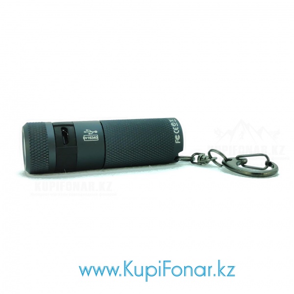Фонарь светодиодный карманный Nicron B10, CREE XP-E2 R3, 200 лм, 1x16340, USB