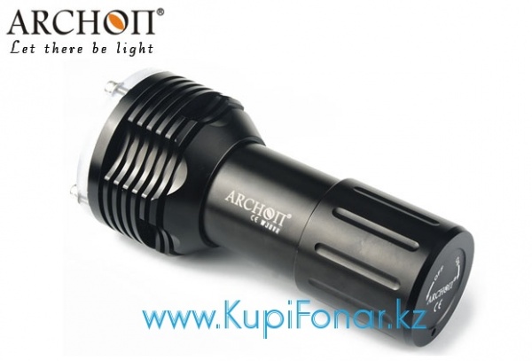 Профессиональный фонарь для фото/видео-дайвинга Archon W38VR, 2x XM-L2 U2 + 2x XP-E N3, 1x32650, 1400 лм белый + 200 лм красный