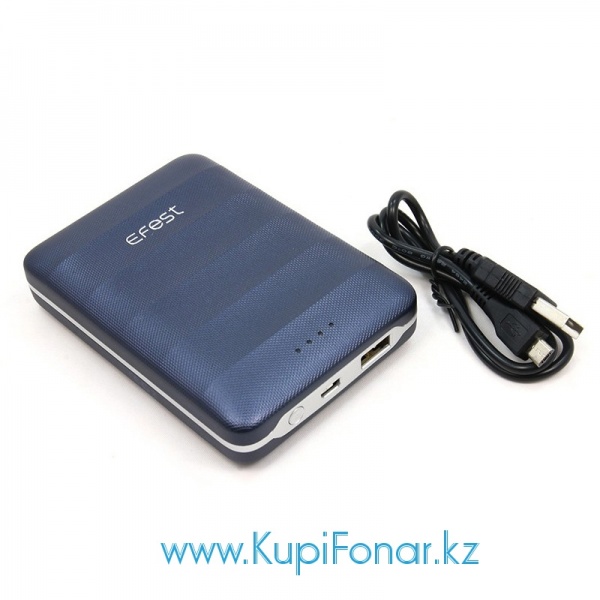 Портативный аккумулятор Efest Power Bank 8000 мАч, USB 2.1A