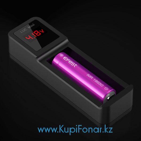 Универсальное зарядное устройство Efest LUC Mini на 1 Li-ion аккумулятор, от USB