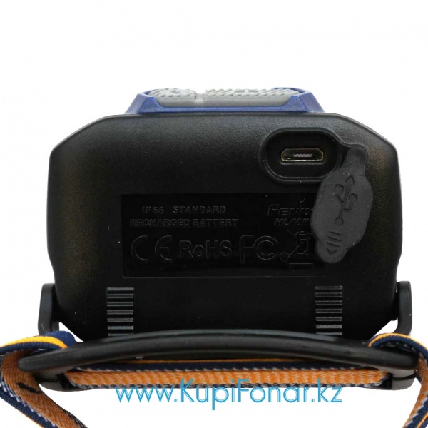 Налобный аккумуляторный фонарь Fenix HL40R, CREE XP-L HI V2, 600 лм, Li-Polymer 2000 мАч, USB, изменяемая фокусировка