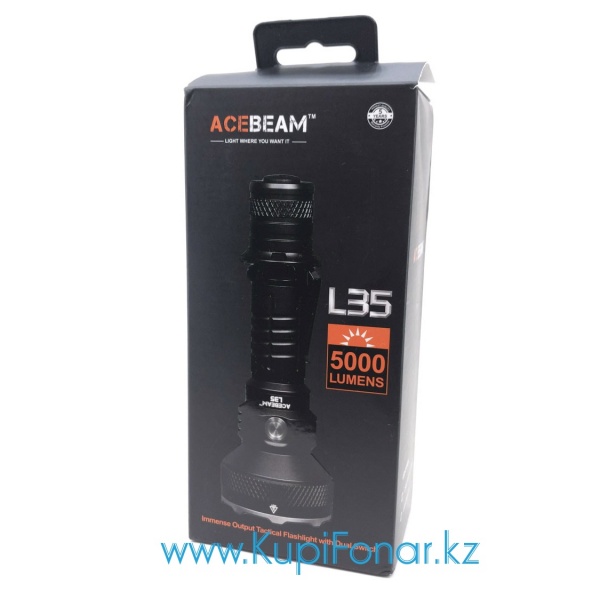 Фонарь Acebeam L35, CREE XHP70.2, 5000 лм, 1x21700, 6500K, +21700-USB 5100 мАч
